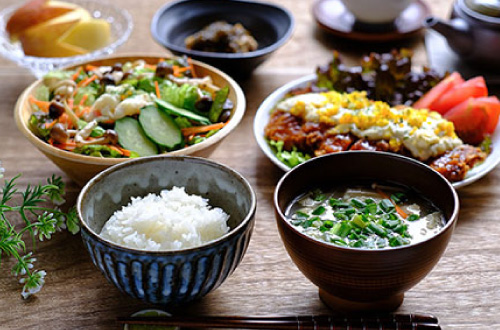 三大栄養素を含むバランスの良い和定食